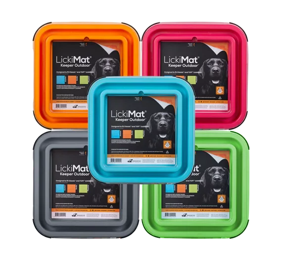 Lickimat keeper outdoor