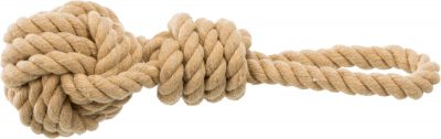 Corde de jeu avec balle tressée