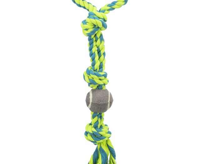 Corde de jeu avec balle de tennis