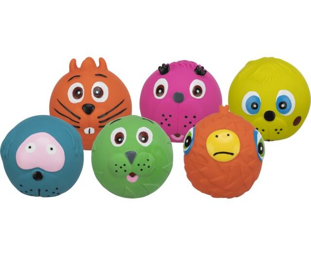 Balles animales en latex