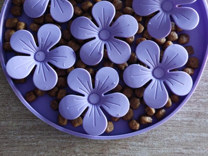 Tapis anti-glouton Fleurs