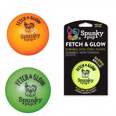 Balle fluorescence spunky pup