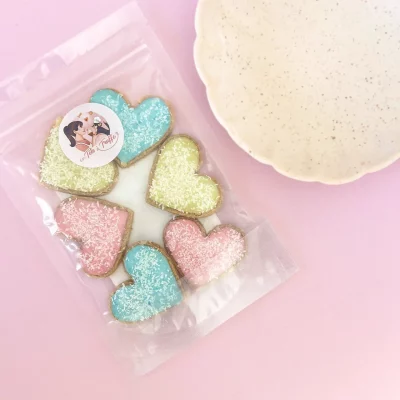 Biscuits en forme de coeur