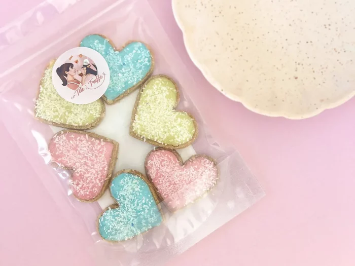 Biscuits en forme de cœur
