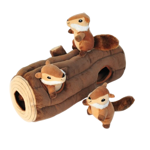 Peluche de flair XXL Bûche et tamias