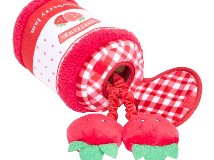 Jeu d’occupation-Pot de confiture de fraises