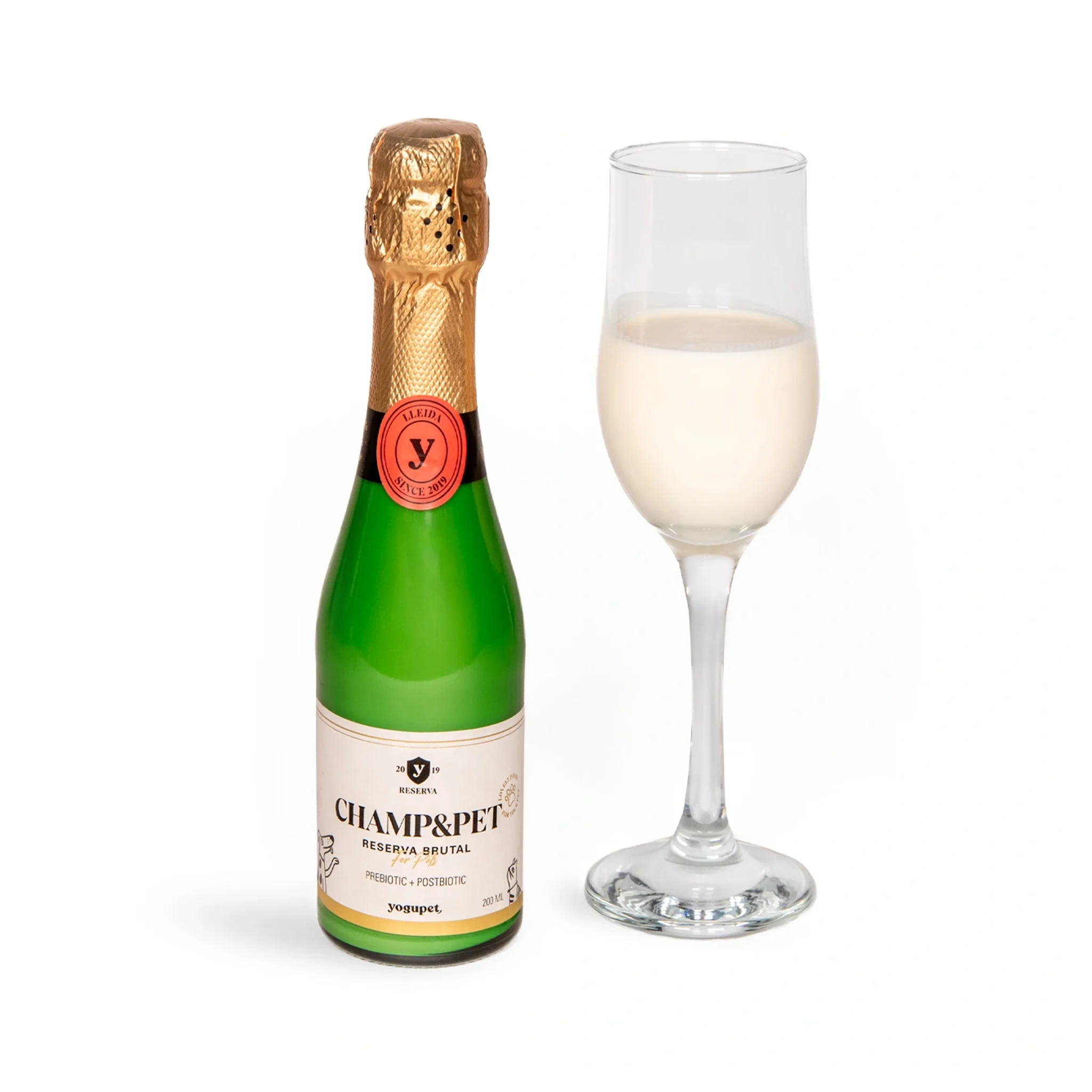 Champ&Pet - Kéfir sans lactose de Noël - Yogupet Champ&Pet - Kéfir sans lactose de Noël - Yogupet