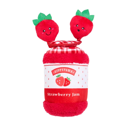 Jeu d’occupation-Pot de confiture de fraises