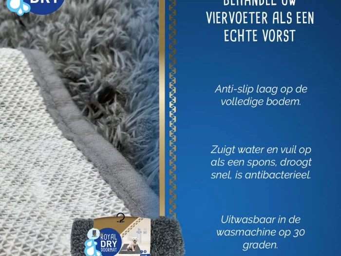 Tapis ultra-absorbant en microfibre